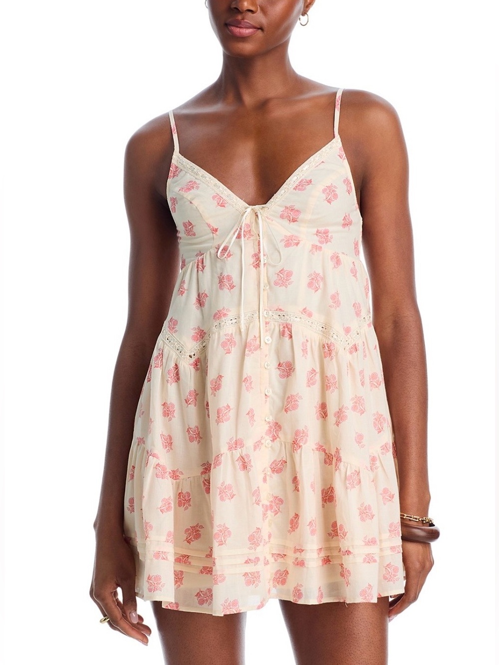AQUA Queens floral mini dress. Size XXS